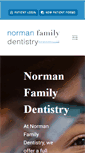 Mobile Screenshot of normanfamilydentistry.com